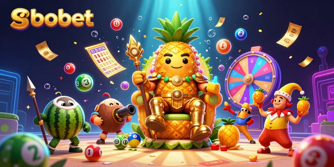 Engage in thrilling sbobet gaming with vibrant characters and exciting casino elements.