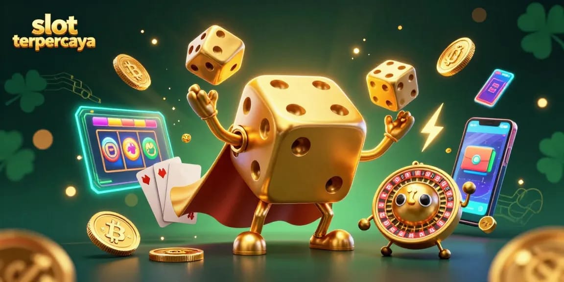 Experience the excitement of slot terpercaya with vibrant characters and casino elements.