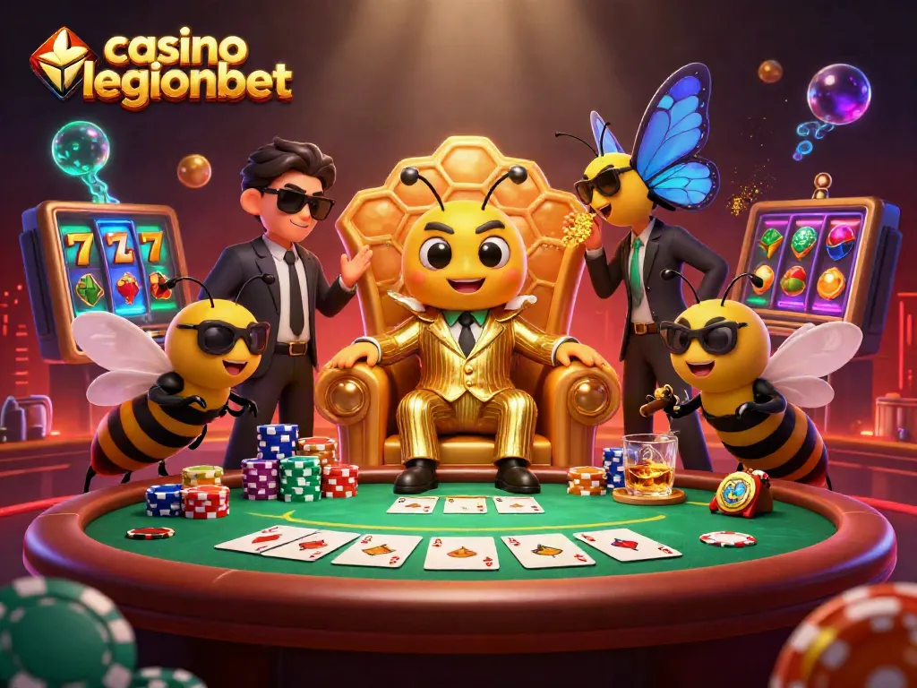Engage at casino legionbet with high-stakes poker and vibrant gaming elements.