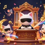Engage with keonhacai through a dazzling 3D casino scene filled with vibrant gaming elements.