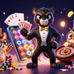 Experience kèo nhà cái hôm nay with a glamorous casino scene featuring unique characters and thrilling game elements.