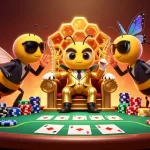 Dhani win features an exciting poker scene with a mob boss and his guards enjoying the game.